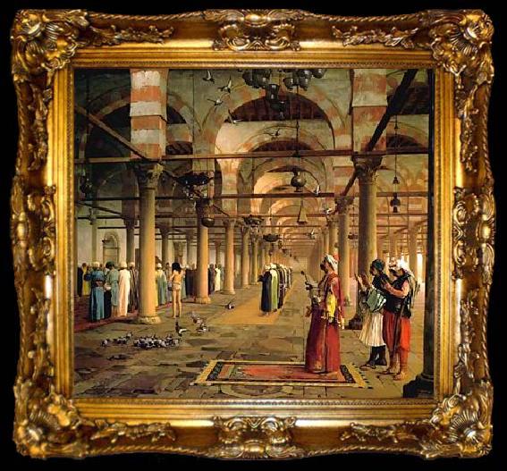 framed  unknow artist Arab or Arabic people and life. Orientalism oil paintings  544, ta009-2